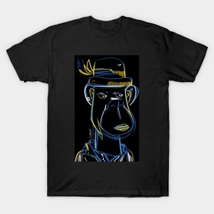 and ape bored and boring ecopop fancy dandy art T-Shirt